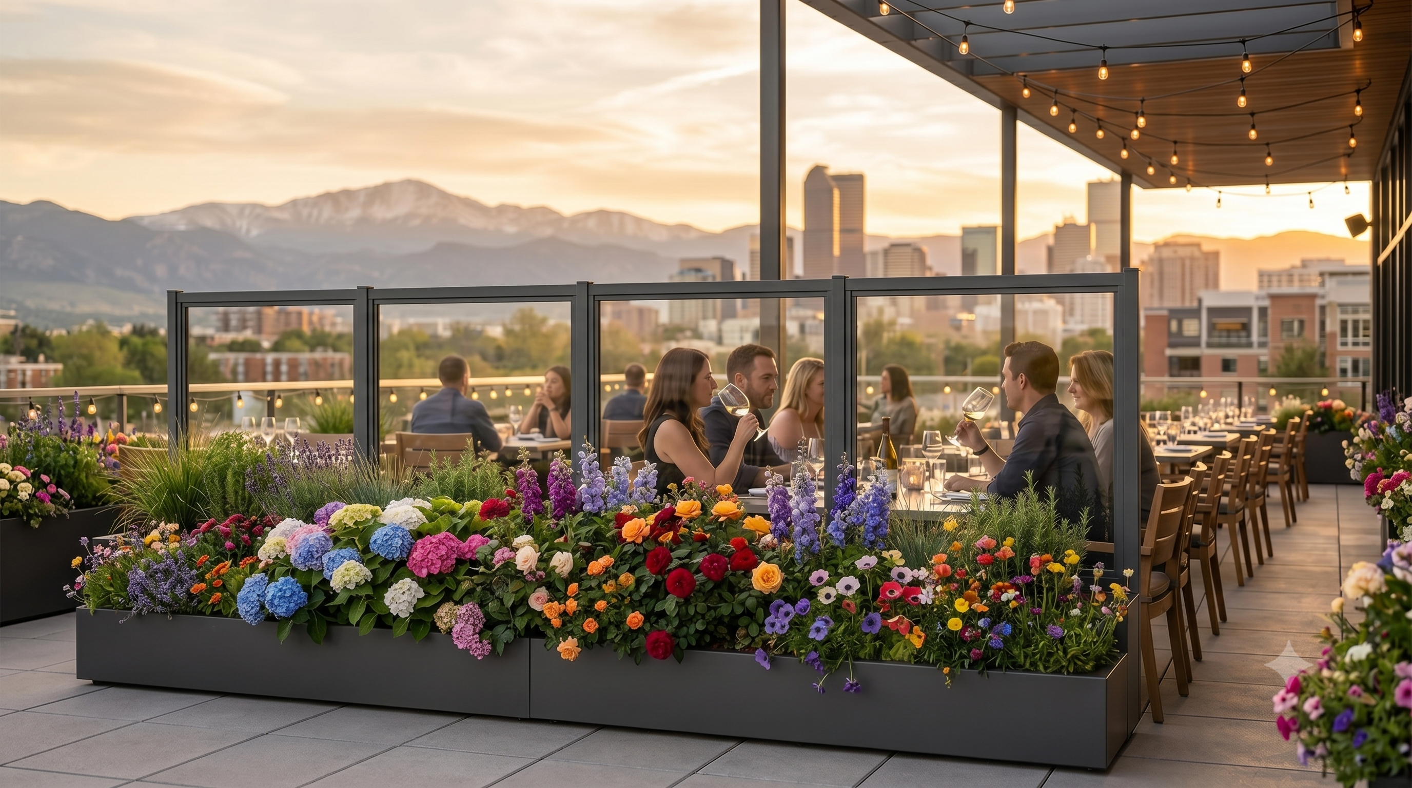 ASTOR GardenLine modular planter partition concept